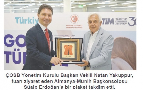 Münich Fabric Start Fuarında Türk firmalarına ziyaret